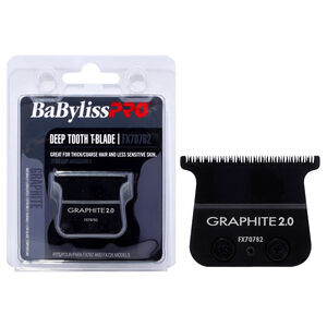 Replacement T-Blade Deep Tooth - FX707B2 Graphite by BaBylissPRO for Men 1 Pc